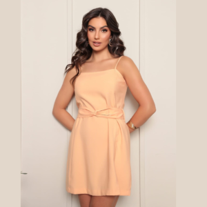 vestido laranja